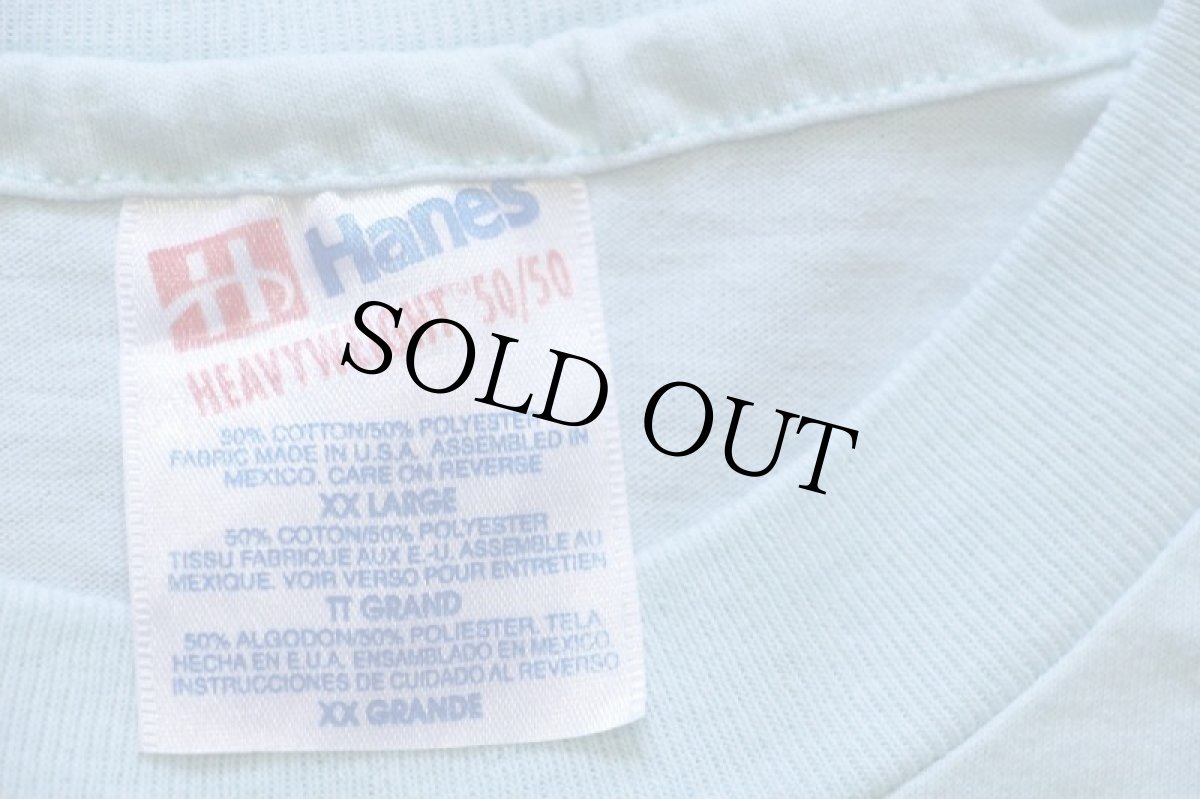 画像5: 90s Hanes Scientific Atlanta SEAWOLF MONITORING SYSTEM 潜水艦 Tシャツ 水色 XXL★特大 (5)