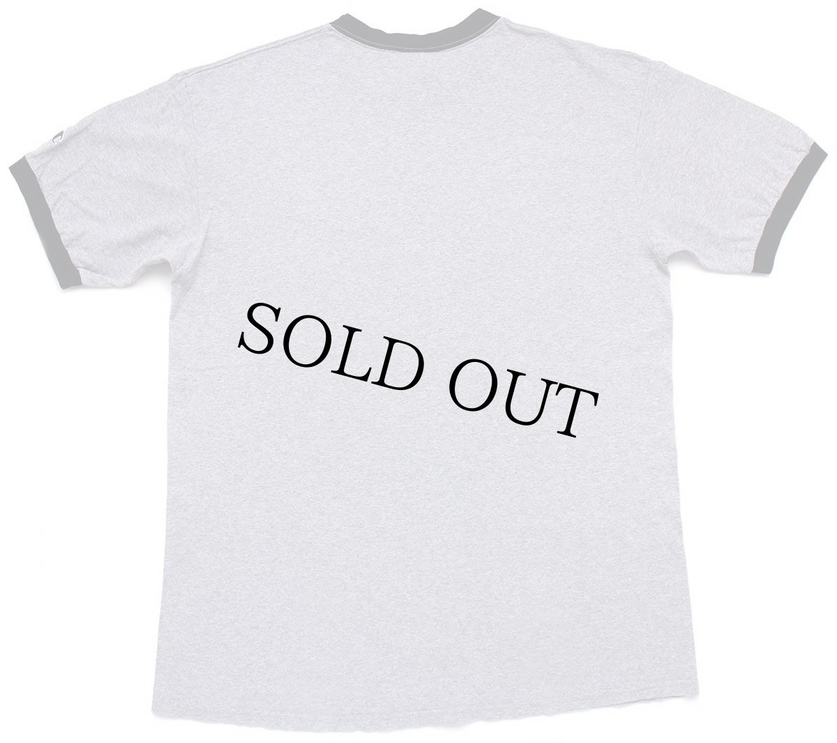 画像3: 00s メキシコ製 Championチャンピオン HUMMER H2 ハマー コットン リンガーTシャツ 杢グレー×黒 L (3)