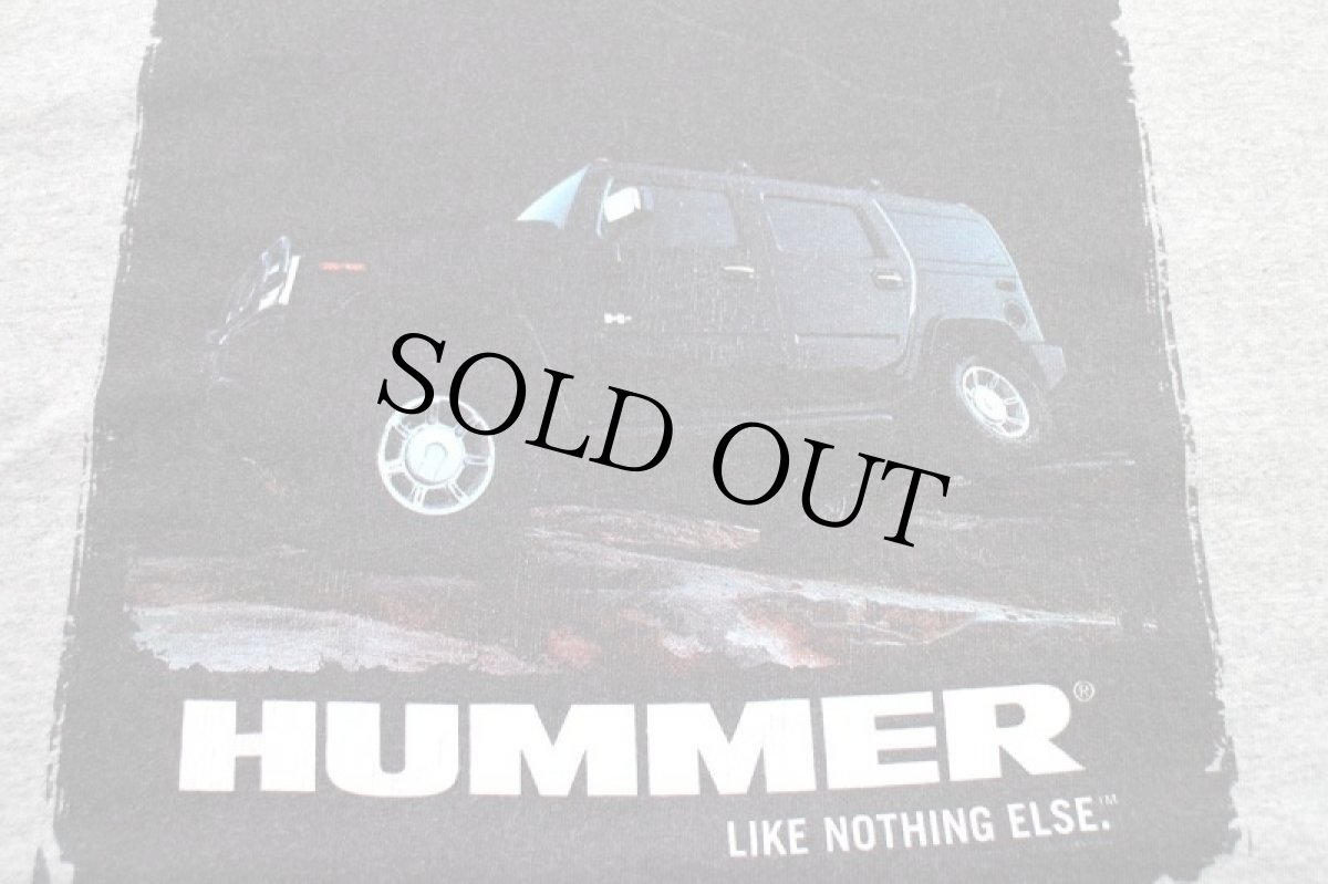 画像4: 00s メキシコ製 Championチャンピオン HUMMER H2 ハマー コットン リンガーTシャツ 杢グレー×黒 L (4)