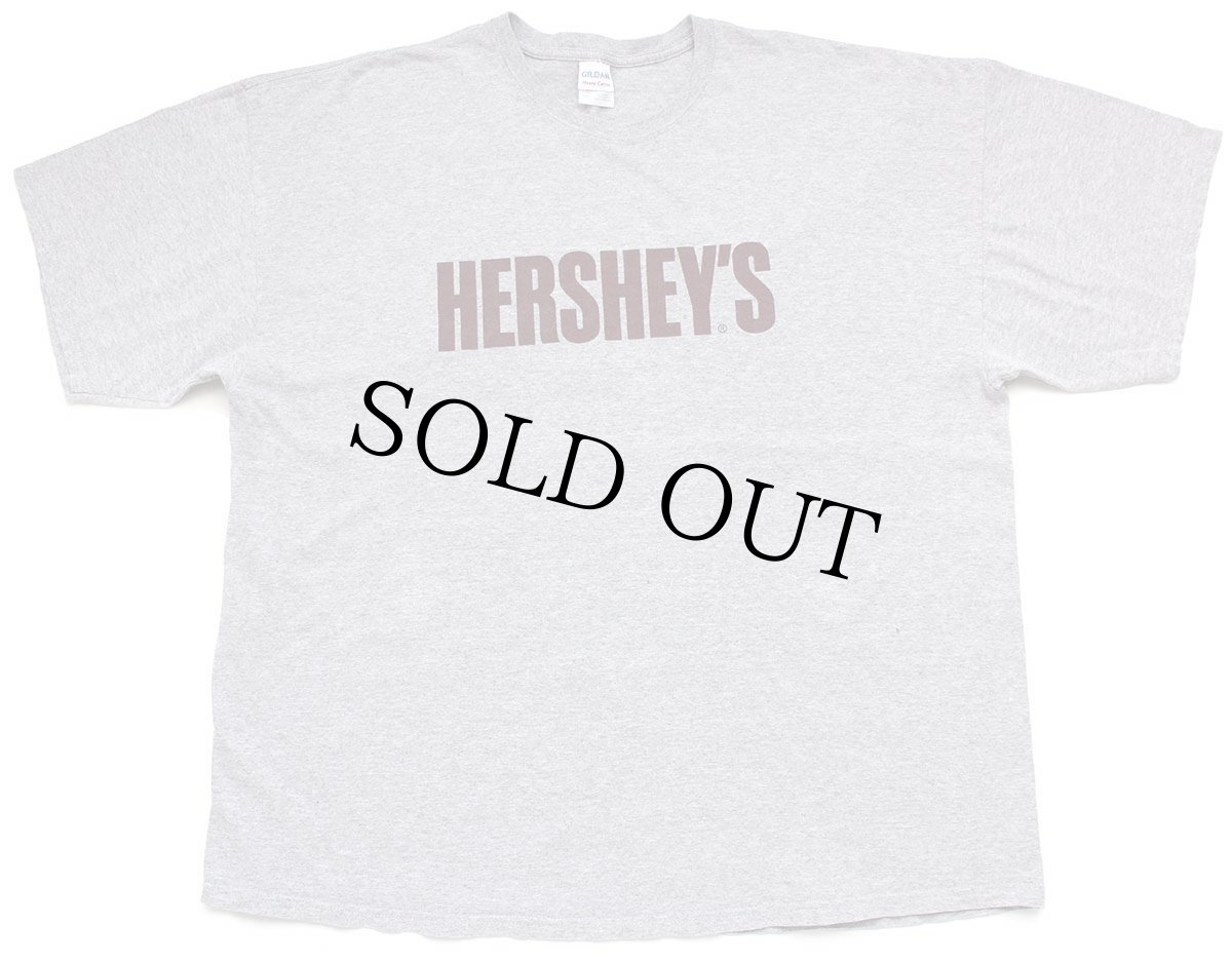 画像2: HERSHEY'Sハーシーズ ロゴ Tシャツ 杢グレー 2XL★特大 (2)