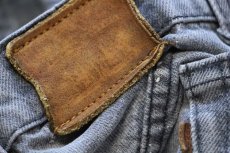 画像6: 80s USA製 Levi'sリーバイス 840 先染め ブラック デニムパンツ フェード w36 L36 (6)