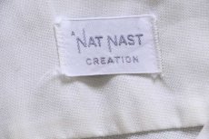 画像5: 60s USA製 NAT NAST Luder's Log Cabin Elma,N.Y. チェーン刺繍 ボウリングシャツ 白 (5)