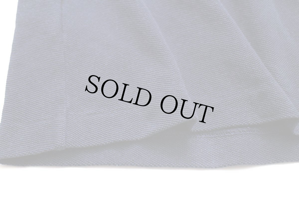 画像5: CHEMISE LACOSTE ラコステ 85周年 ライン コットン 鹿の子 ポロシャツ 紺 M (5)