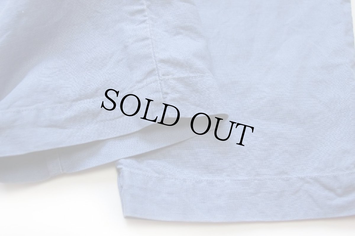 画像7: 90s ポロ ラルフローレン ベイカータイプ リネン×コットンパンツ 薄青 w38 L32 (7)