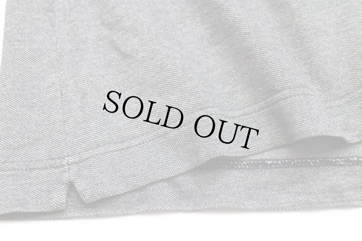 画像5: 90s LACOSTEラコステ ワンポイント ポケット付き コットン 鹿の子 ポロシャツ 霜降り黒 4★208 (5)