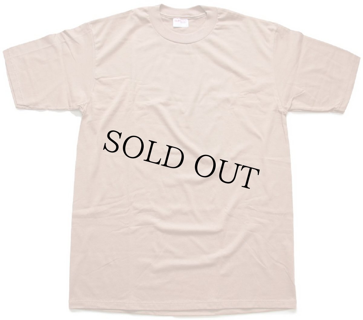 画像2: デッドストック★90s USA製 SUNBELT 無地 Tシャツ 薄茶 (2)