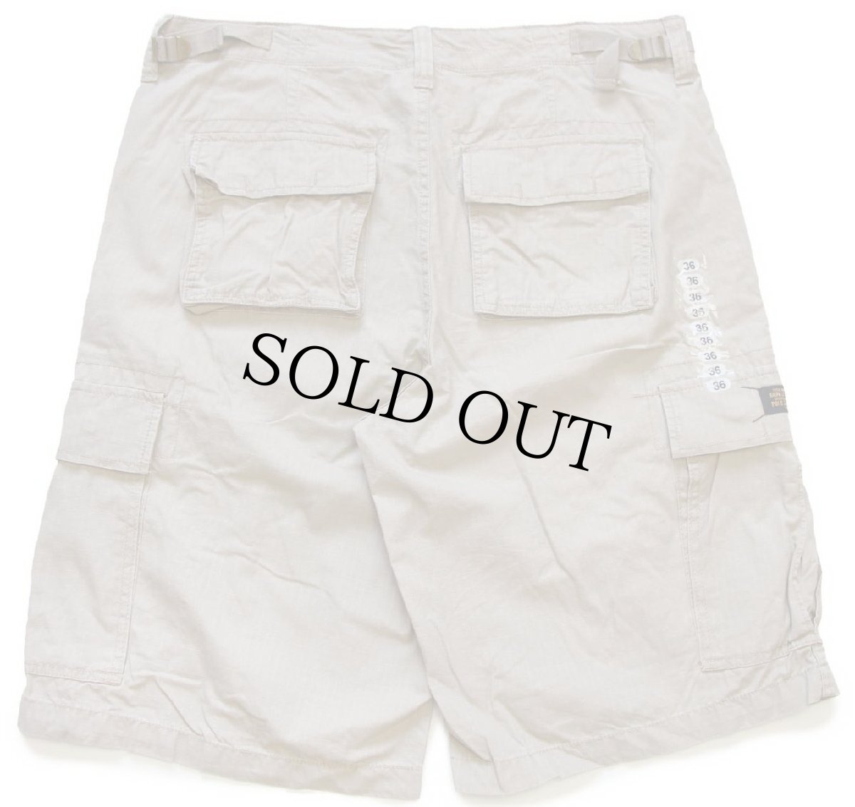 画像3: デッドストック★00s POLO JEANS ポロ ジーンズ ラルフローレン コットン リップストップ カーゴ ショートパンツ カーキ★ショーツ (3)