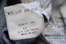 画像6: 00s USA製 Levi'sリーバイス 501 デニムパンツ w31 L32★123 (6)