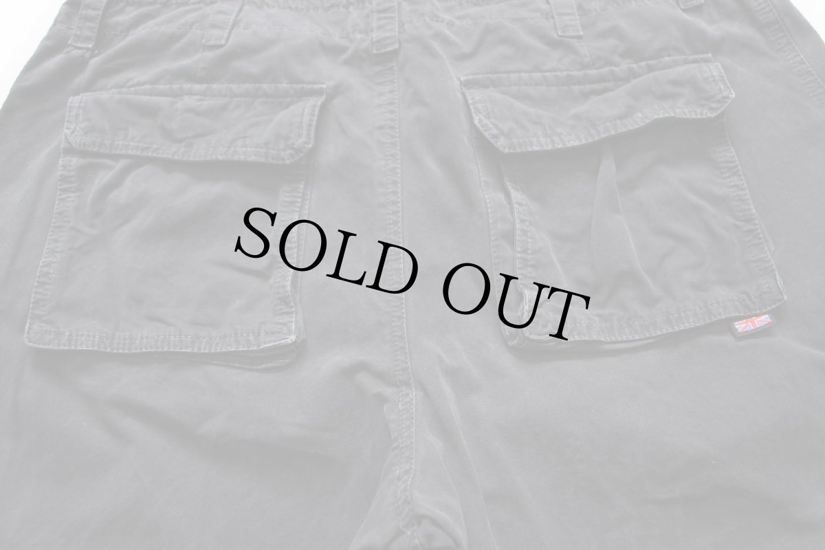 画像4: Belstaffベルスタッフ GOLD Label Functional Trousers コットン カーゴ ショートパンツ 薄黒 52★ショーツ (4)