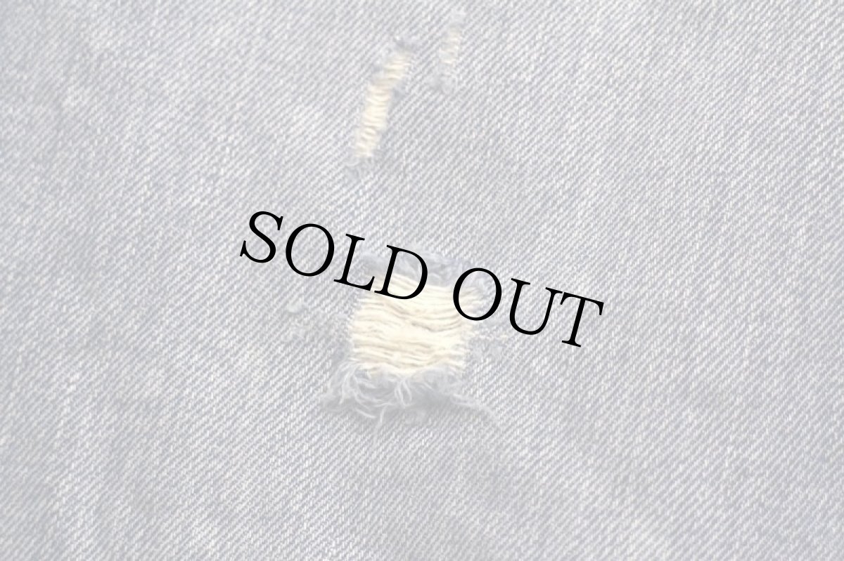 画像6: メキシコ製 ポロ ラルフローレン カットオフ&ビンテージ加工 デニム ショートパンツ 36★ショーツ (6)