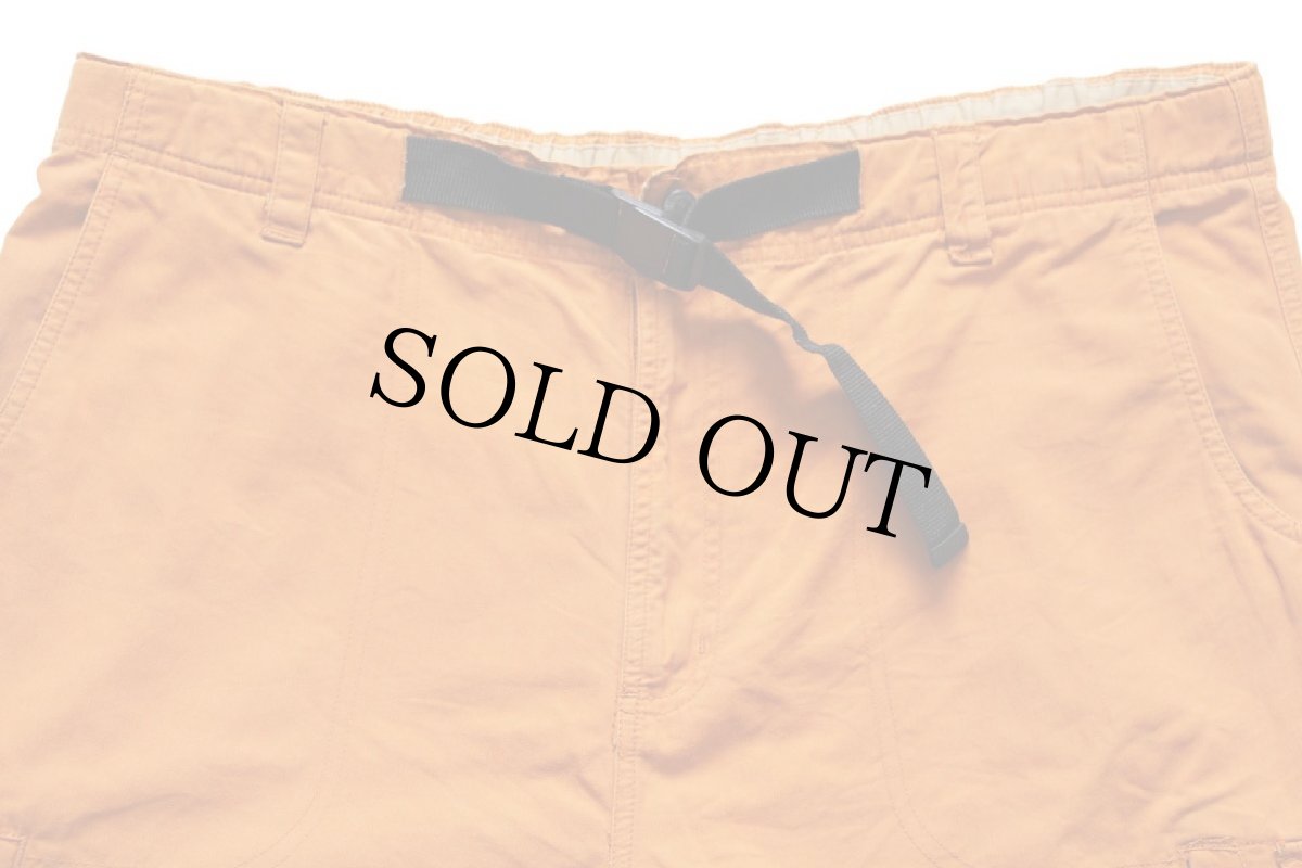 画像3: 00s Columbiaコロンビア コットン×ナイロン クライミングショーツ オレンジ L★ショートパンツ (3)