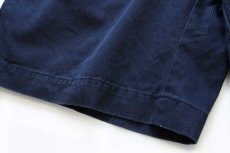 画像6: 00s ポロ ラルフローレン TYLER SHORT ツータック コットン チノ ショートパンツ 紺 32★75 ショーツ (6)