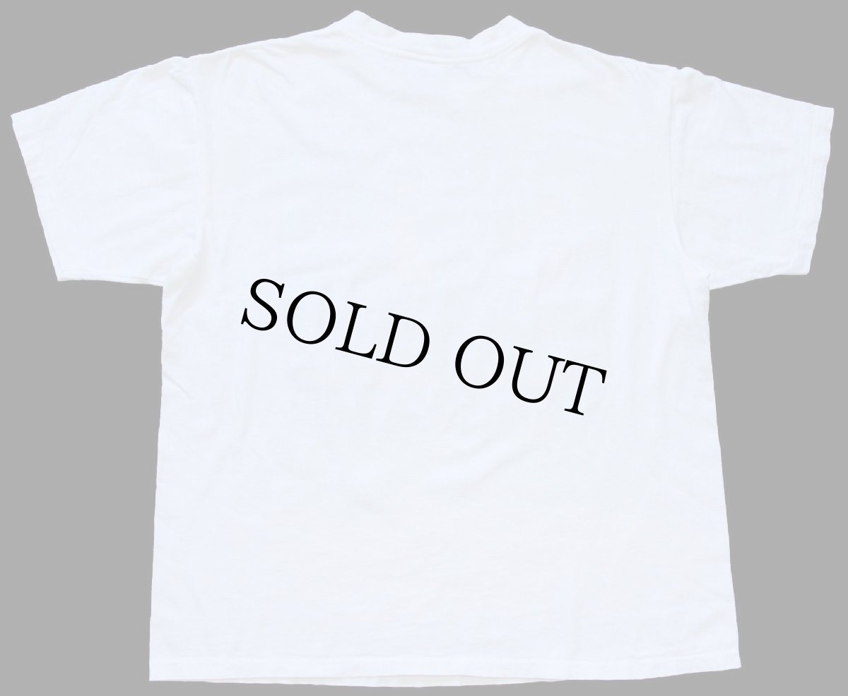 画像3: 90s ST.SIMONS ISLAND GEORGIA PLANET EARTH BIG HED designs アート コットンTシャツ 白 L (3)