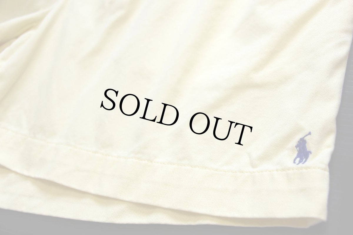 画像6: 90s ポロ ラルフローレン コットン ショートパンツ イエロー XXL★ショーツ 特大 (6)