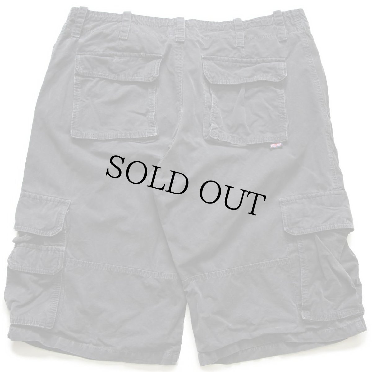 画像2: Belstaffベルスタッフ GOLD Label Functional Trousers コットン カーゴ ショートパンツ 薄黒 52★ショーツ (2)