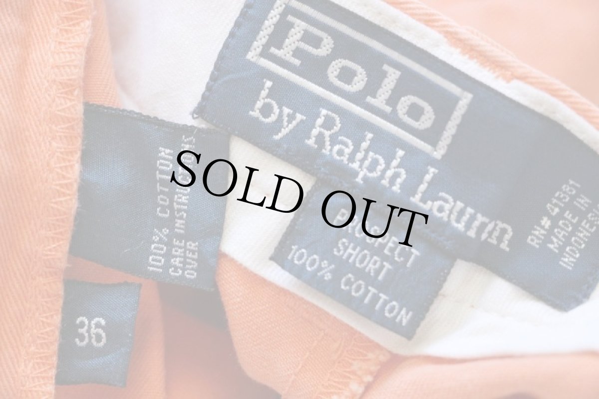 画像5: 00s ポロ ラルフローレン PROSPECT SHORT コットン チノ ショートパンツ オレンジ 36★ショーツ (5)