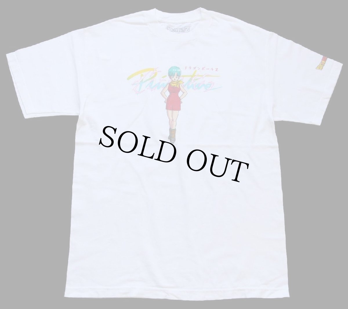 画像2: DRAGONBALL Z ドラゴンボールZ Primitive ブルマ コットンTシャツ 白 M (2)
