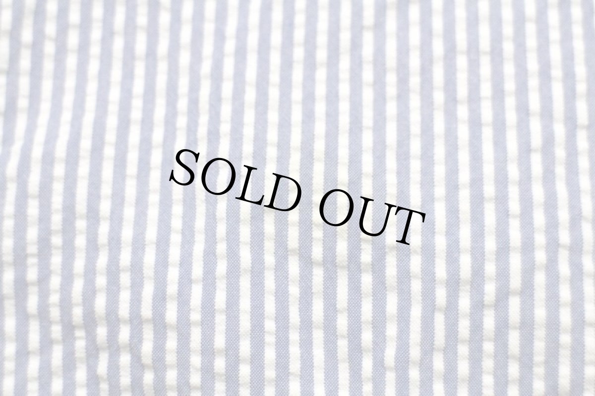 画像8: 00s ポロ ラルフローレン 381 BLEECKER SUFFIELD FIT ストライプ コットン シアサッカー ショートパンツ サックス×白 34★ショーツ (8)