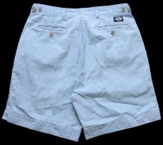 画像2: 90s USA製 DOCKERSドッカーズ ツータック コットン シャンブレー ショートパンツ 32★ショーツ Levi'sリーバイス (2)