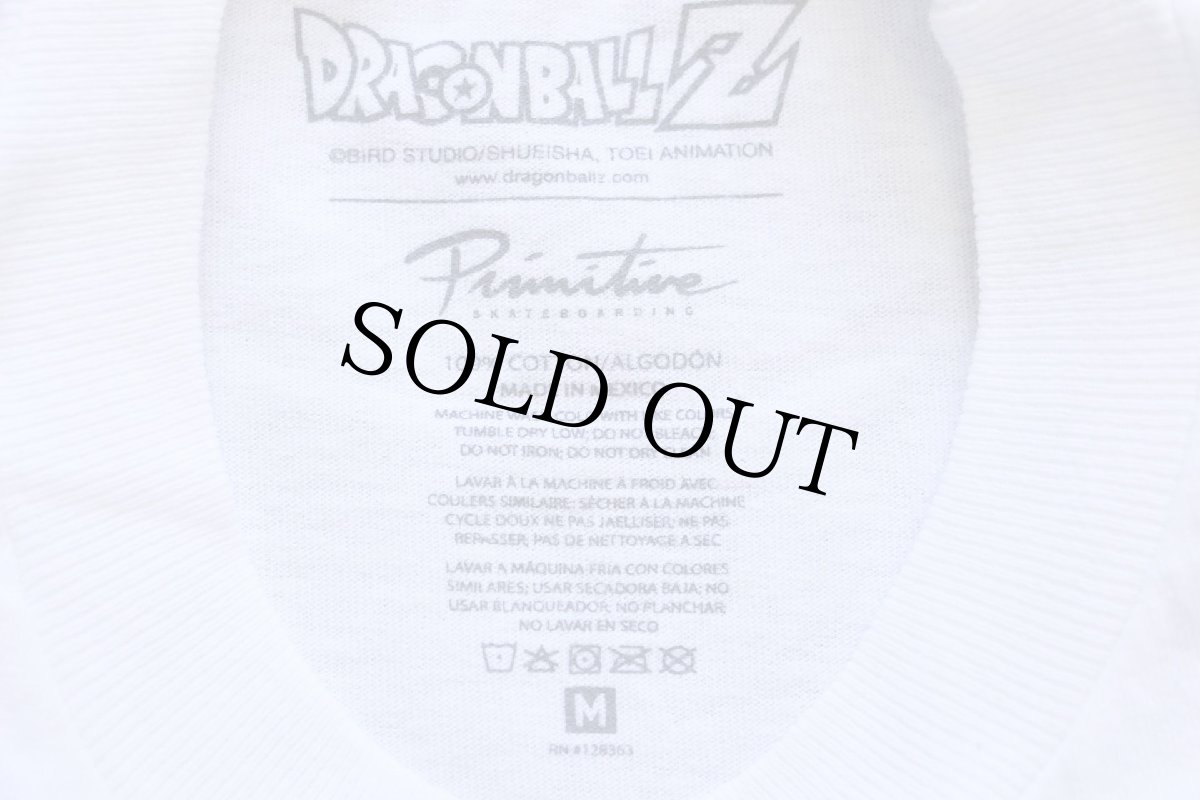 画像5: DRAGONBALL Z ドラゴンボールZ Primitive ブルマ コットンTシャツ 白 M (5)