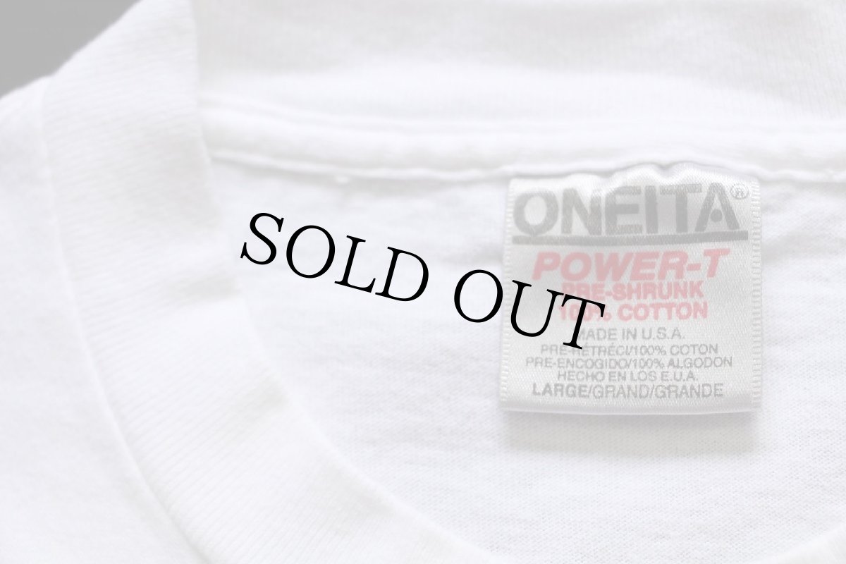 画像4: 90s USA製 T VIEW パソコン テレビ コットンTシャツ 白 L (4)