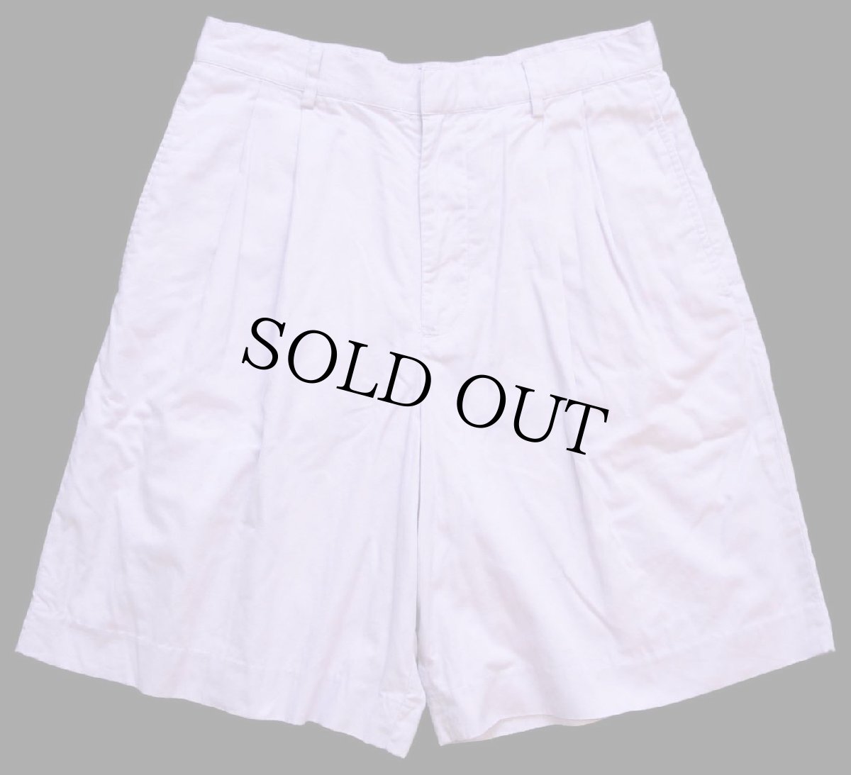 画像1: 90s POLO GOLF ラルフローレン ツータック コットン ショートパンツ ラベンダー 10★ショーツ (1)