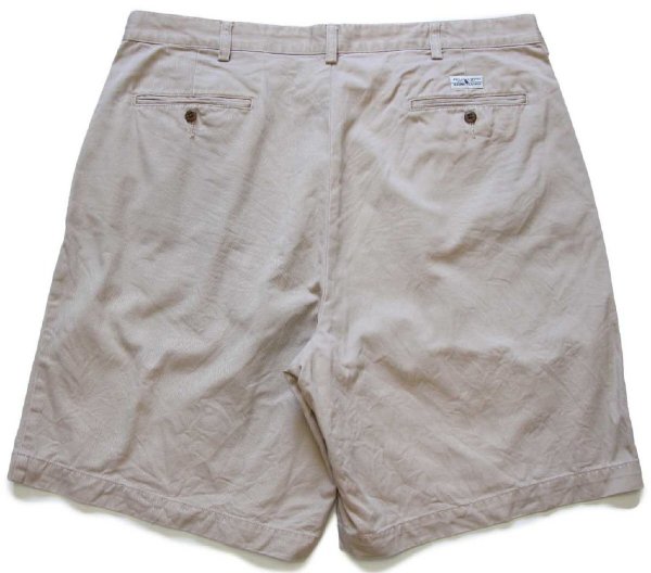 90s ポロ ラルフローレン TYLER SHORT ツータック コットン チノ