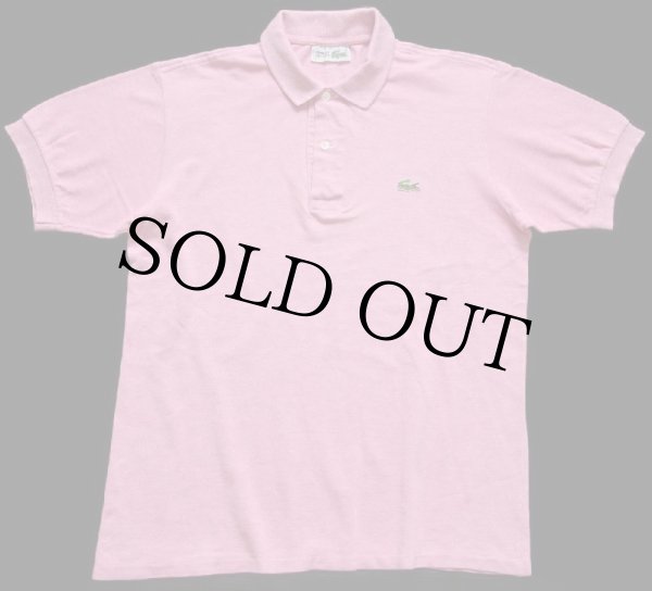 70s フランス製 CHEMISE LACOSTE ラコステ ワンポイント コットン
