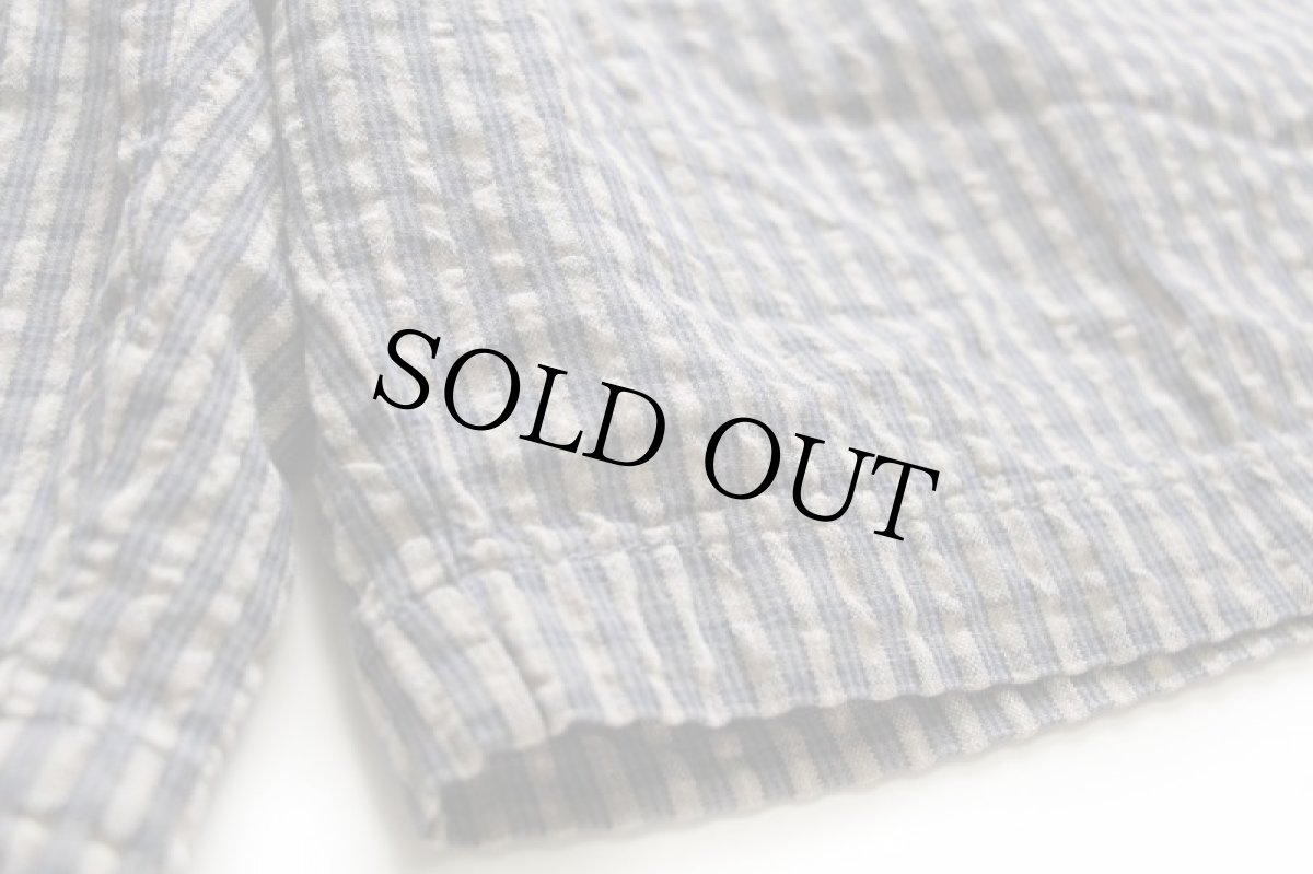 画像6: 90s DOCKERSドッカーズ Pleated チェック ツータック コットン シアサッカー ショートパンツ 32★ショーツ Levi'sリーバイス (6)