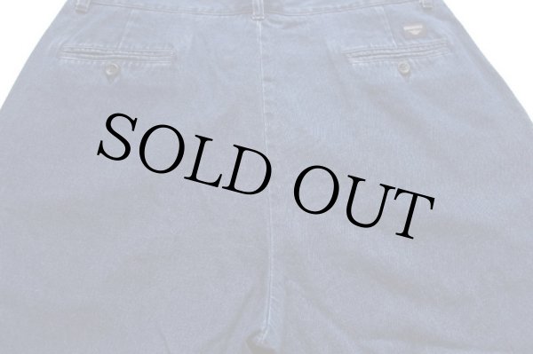 00s DOCKERS USA製 ブラックデニムショーツ ツータック オリジナル 00s DOCKERSドッカーズ RELAXED FIT ツータック デニム ショートパンツ