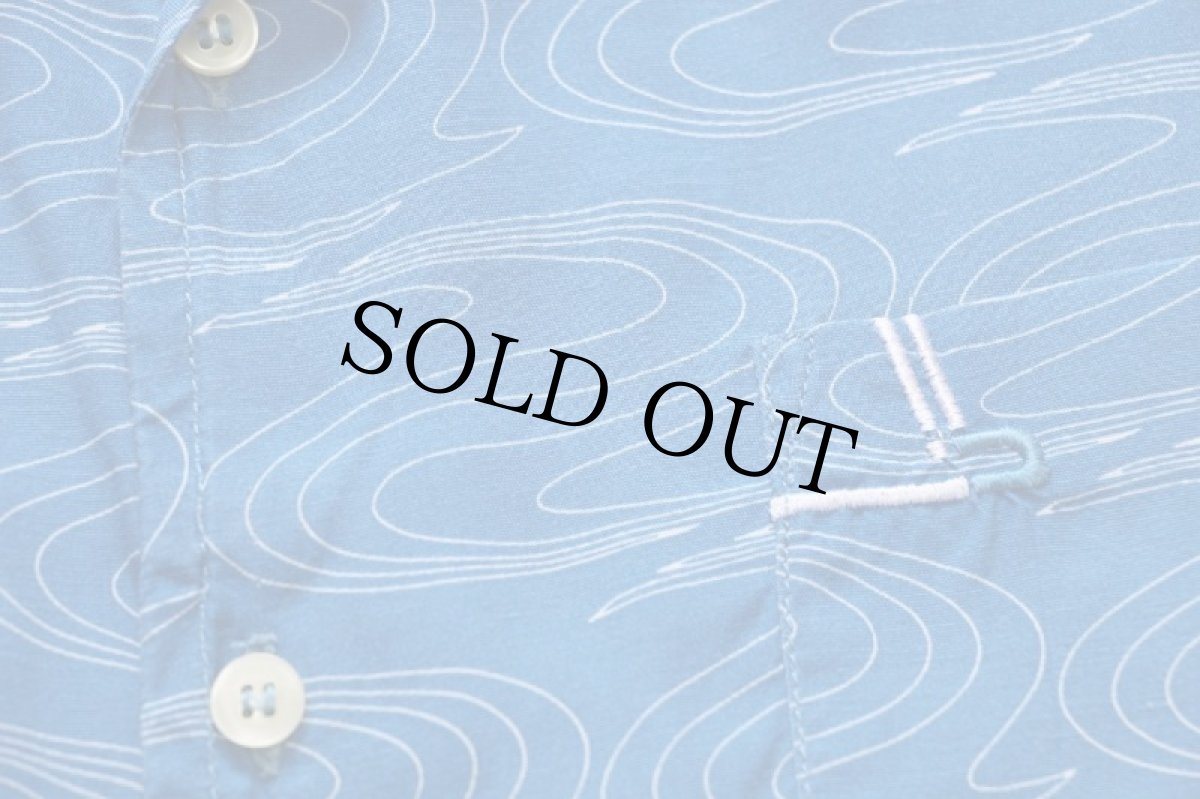 画像6: イタリア製 dieselディーゼル supershirt 総柄 イタリアンカラー 半袖 レーヨンシャツ L (6)