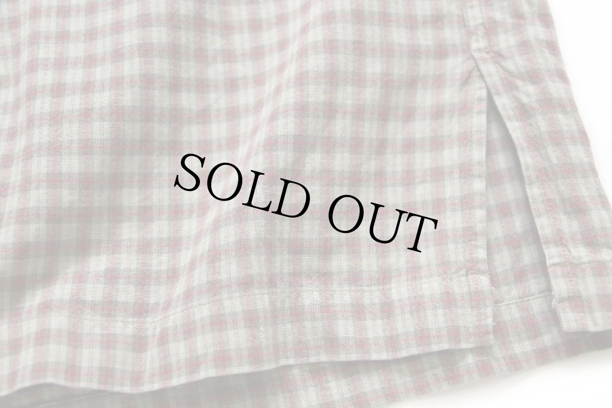 画像7: 90s ポロ ラルフローレン ADAMS チェック ポケット付き 半袖 オープンカラー オックスフォード コットンシャツ XL★インド綿 (7)