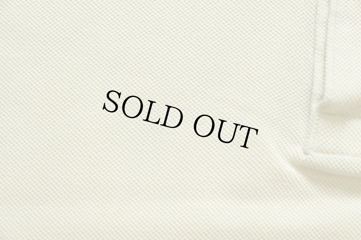 画像5: 70s フランス製 CHEMISE LACOSTE ラコステ ワンポイント コットン 鹿の子 ポロシャツ 薄黄 3★233 (5)