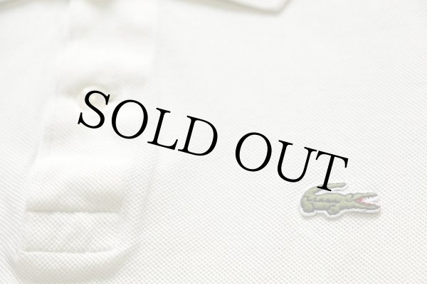 70s フランス製 CHEMISE LACOSTE ラコステ ワンポイント コットン