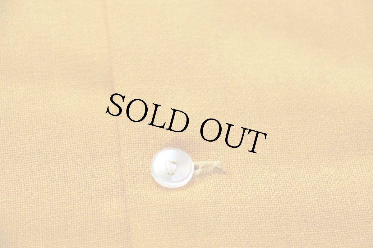 画像8: 60s USA製 Wimpy's Oxnard ハンバーガー フェルトプリント ボウリングシャツ マスタード (8)