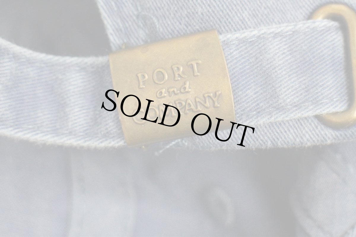 画像7: MICHELIN EARTHMOVER ミシュランマン ビバンダム 刺繍 ウォッシュ加工 コットンキャップ 青 (7)