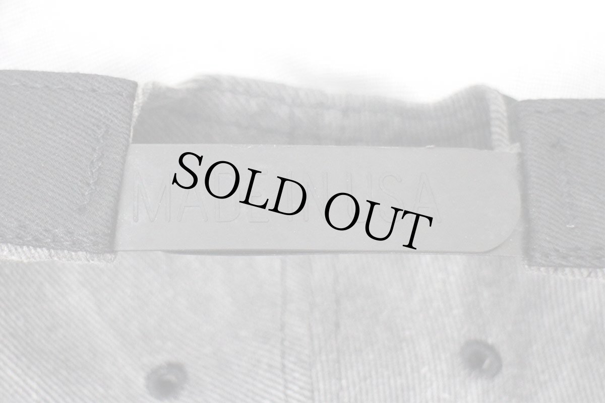 画像6: デッドストック★90s USA製 MOORHOUSE CONSTRUCTION COMPANY 刺繍 ウォッシュ加工 キャップ チャコールグレー (6)