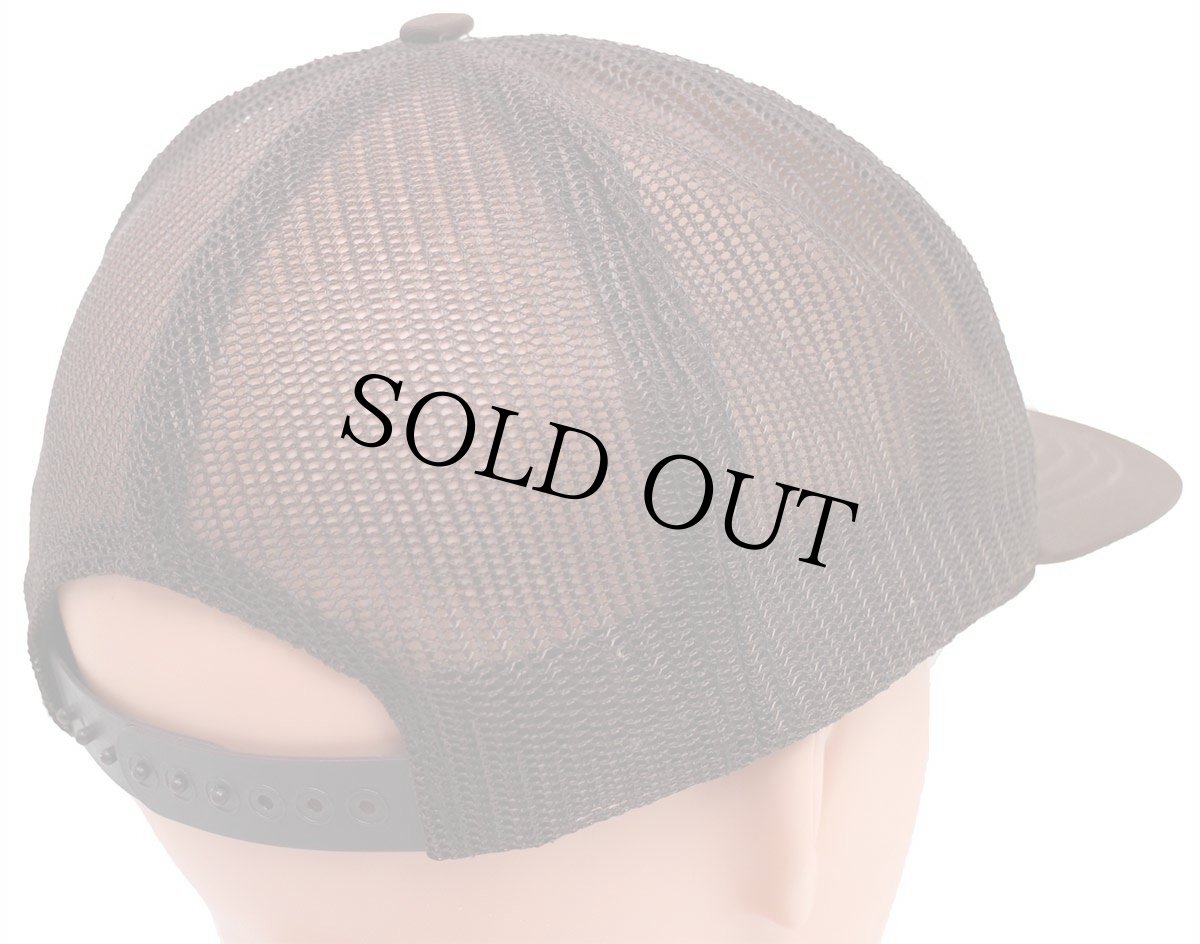 画像2: 90s ROYAL MANOR APARTMENTS バード ツートン 切り替え メッシュキャップ ブラウン (2)