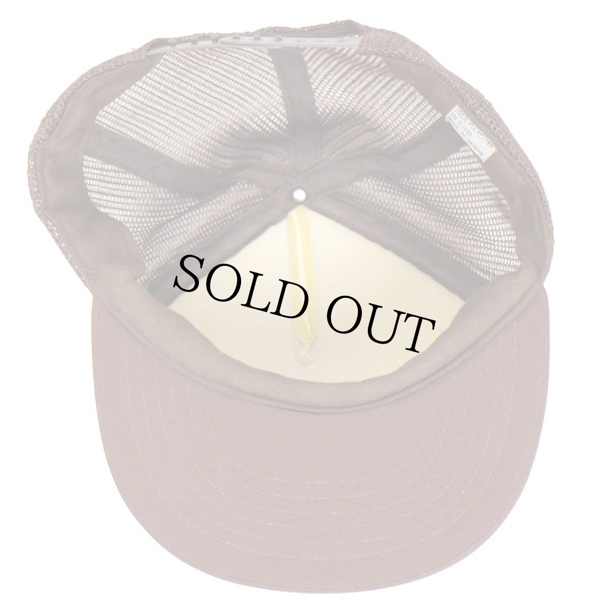 画像7: 90s ROYAL MANOR APARTMENTS バード ツートン 切り替え メッシュキャップ ブラウン (7)