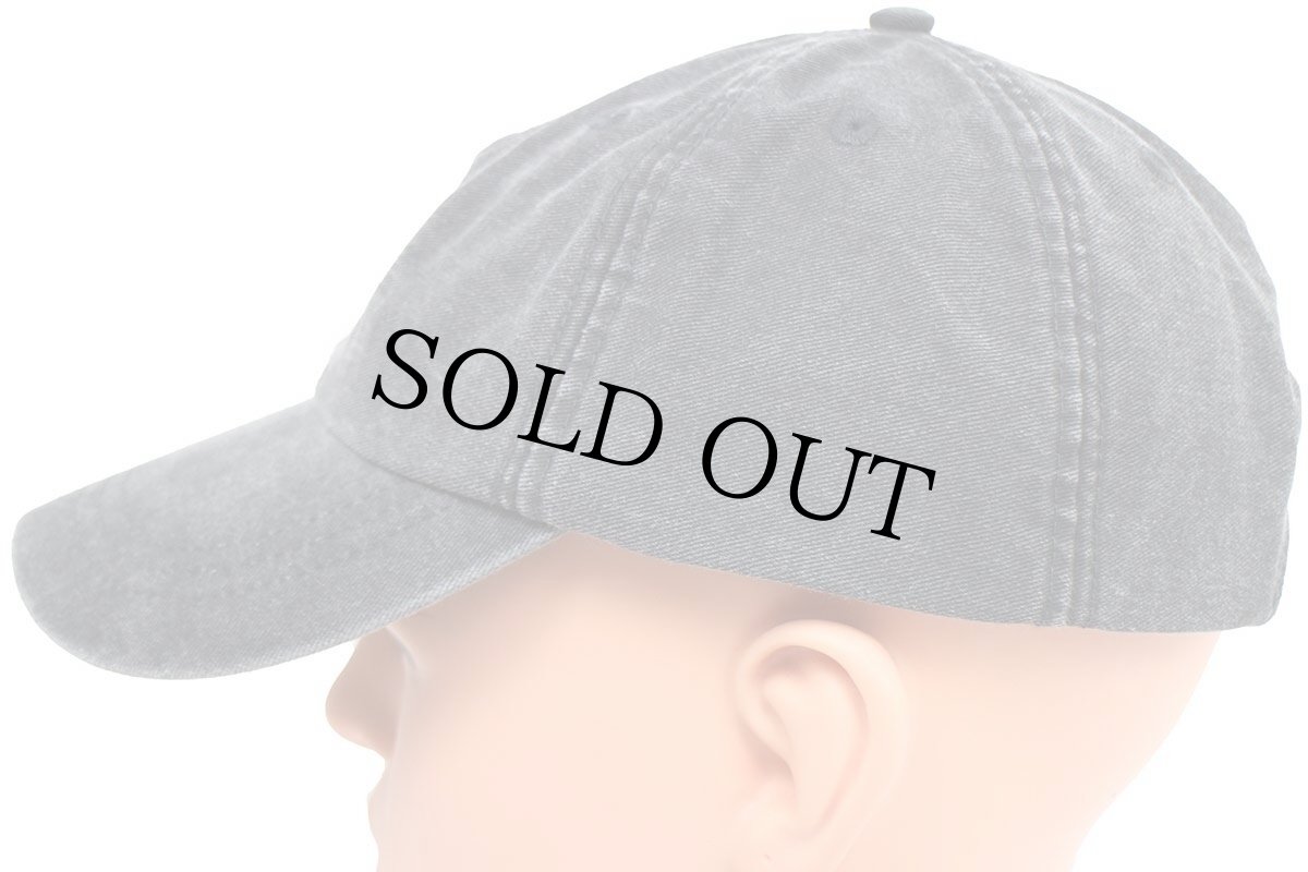 画像3: サンフェイス Baja Tango ロゴ刺繍 ウォッシュ加工 コットンキャップ 炭黒 (3)