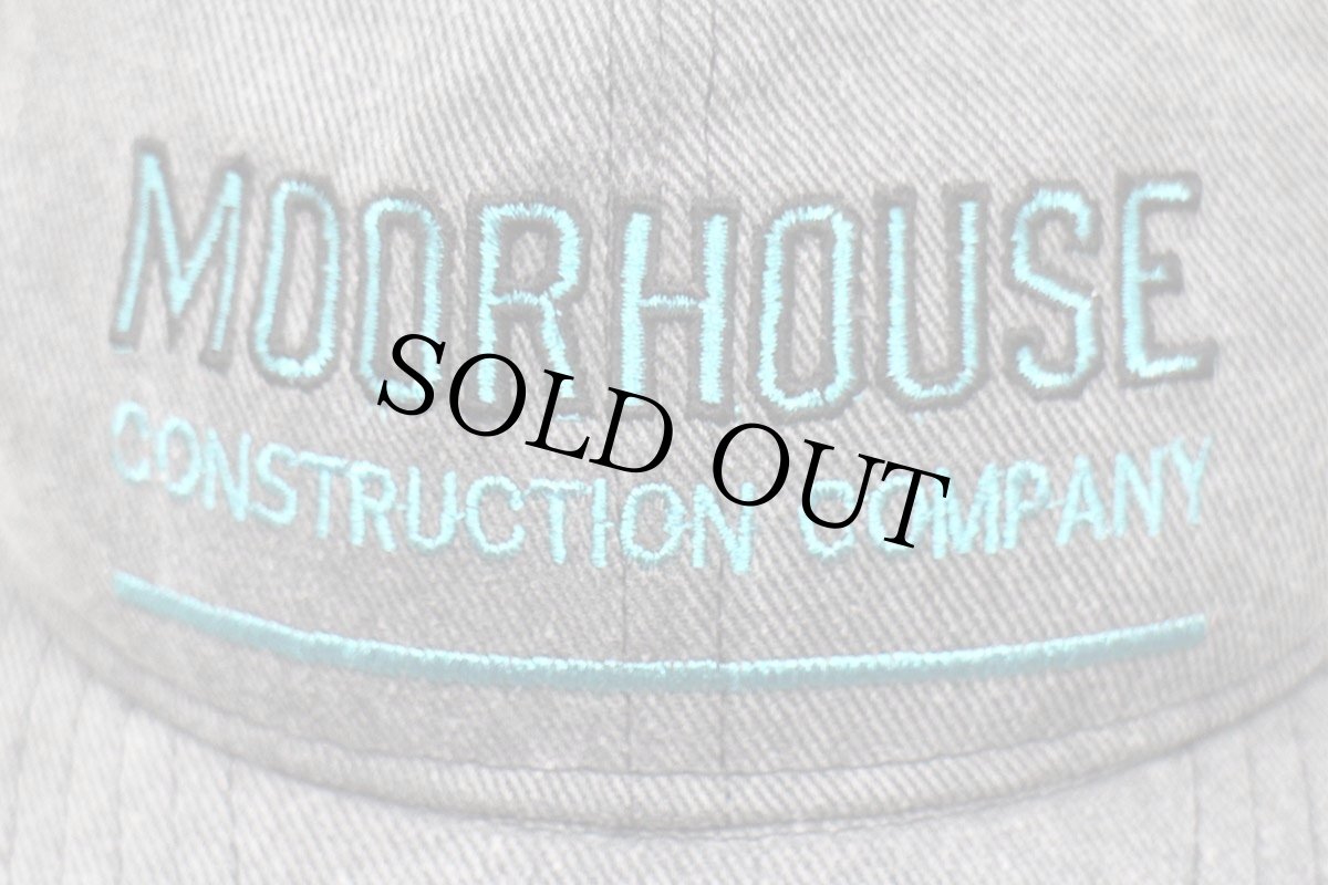 画像5: デッドストック★90s USA製 MOORHOUSE CONSTRUCTION COMPANY 刺繍 ウォッシュ加工 キャップ チャコールグレー (5)
