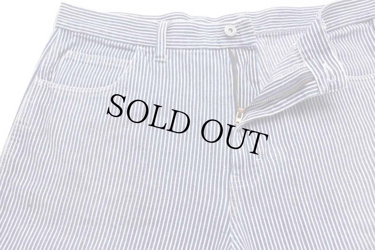 画像3: Dickiesディッキーズ ヒッコリー ストライプ ワーク ショートパンツ w37★ショーツ (3)