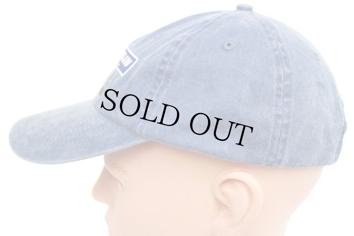 画像3: MICHELIN EARTHMOVER ミシュランマン ビバンダム 刺繍 ウォッシュ加工 コットンキャップ 青 (3)