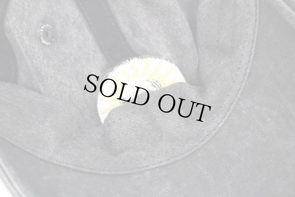 画像9: サンフェイス Baja Tango ロゴ刺繍 ウォッシュ加工 コットンキャップ 炭黒 (9)