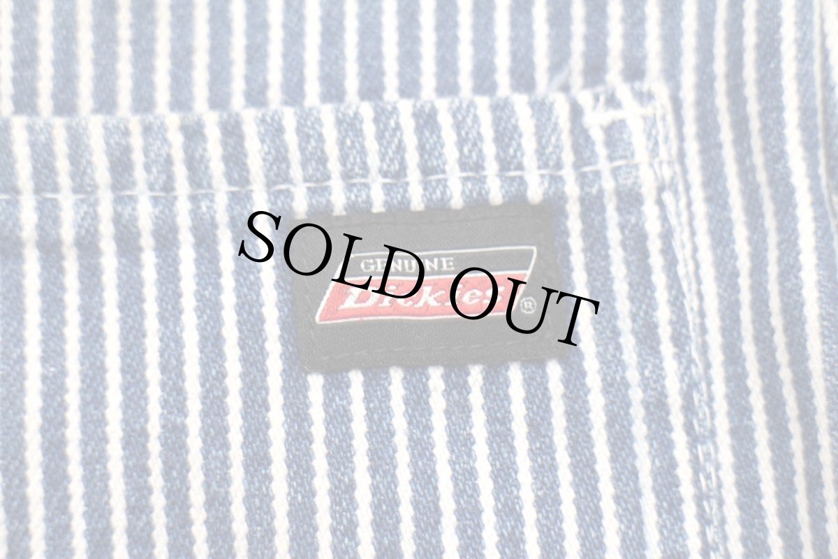 画像4: Dickiesディッキーズ ヒッコリー ストライプ ワーク ショートパンツ w37★ショーツ (4)