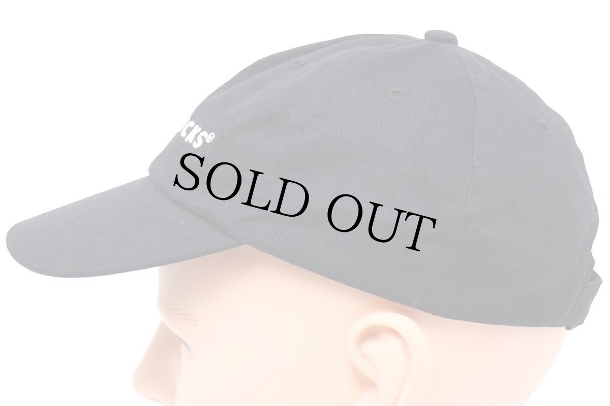 画像3: STARBUCKS COFFEE スターバックス コーヒー ロゴ刺繍 コットンキャップ 黒 (3)