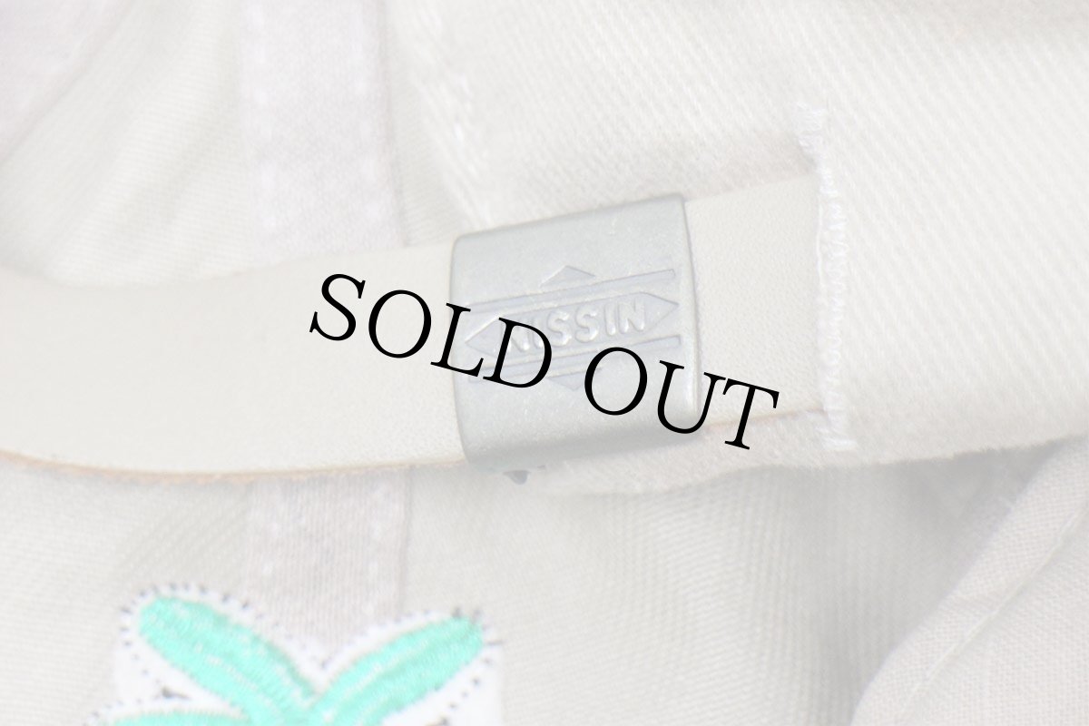 画像7: Key West ヤシの木 刺繍 ツートン 切り替え コットンキャップ 薄茶×黒 (7)