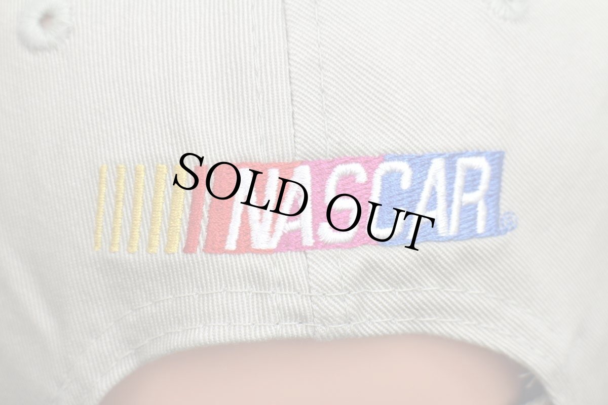 画像6: Raybestos The best in brakes チェッカーフラッグ NASCAR ロゴ刺繍 ツートン 切り替え コットンキャップ ベージュ×紺 (6)