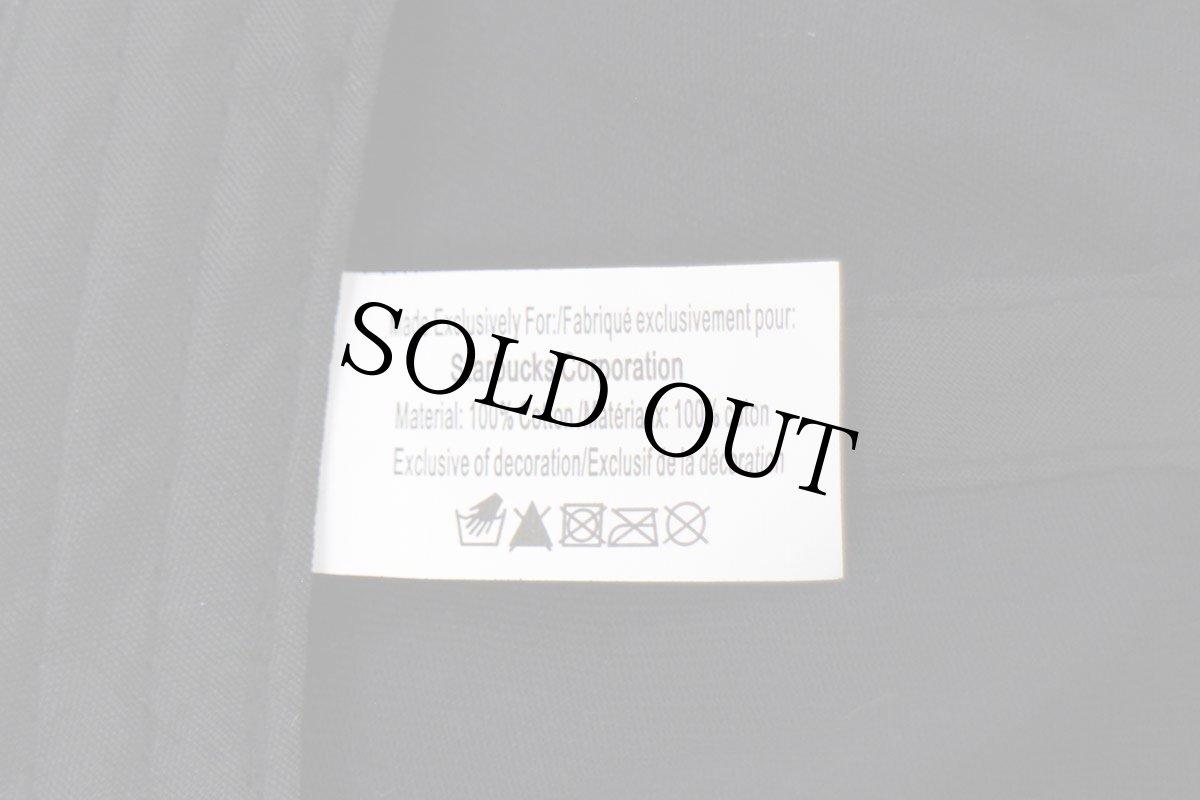 画像6: STARBUCKS COFFEE スターバックス コーヒー ロゴ刺繍 コットンキャップ 黒 (6)