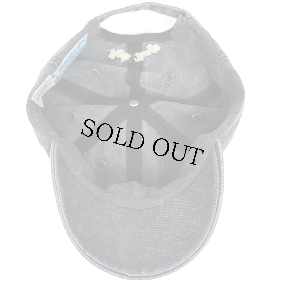 画像8: サンフェイス Baja Tango ロゴ刺繍 ウォッシュ加工 コットンキャップ 炭黒 (8)